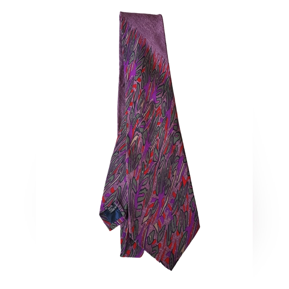 Vintage Claude Montana 100% Silk  Neck Tie Made in Italy